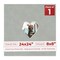 Light Grey Suede Mat Board for 24x24 Frames - Heart Opening for 8x8 Photos
